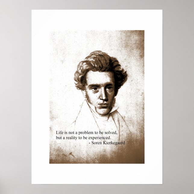 Søren Kierkegaard - Poster - Philosophy (Devant)