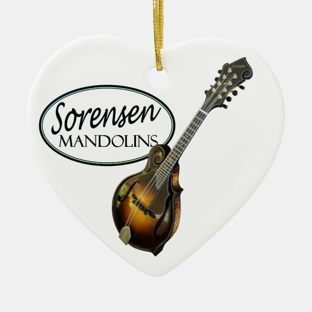 Sorensen Mandolins Ornement de Noël (Devant)