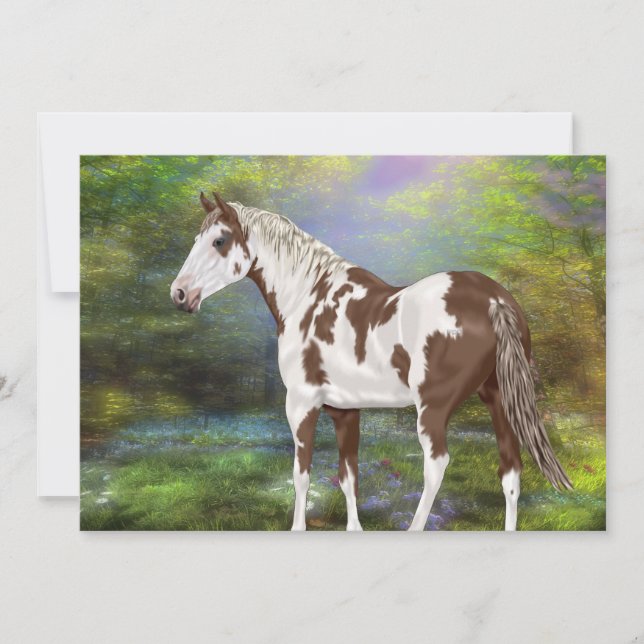 Sorrel Tovero Paint Horse Imprimer (Devant)