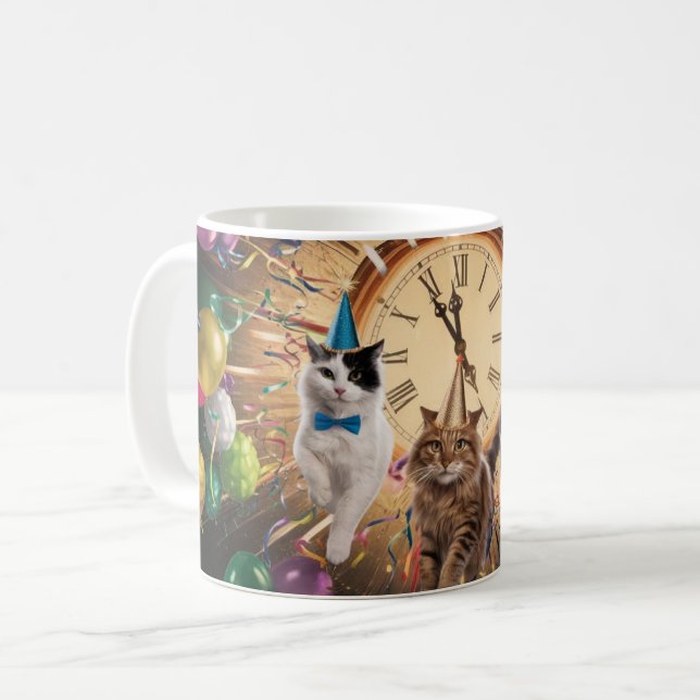Sortez de la boîte à cadeaux Chats Mug - Surprise  (Devant gauche)