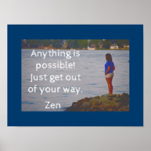 Sortez de votre chemin — Impression d'art zen -dev