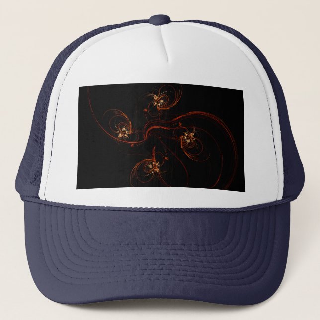 Sortez du Casquette de l'art Abstrait sombre (Devant)