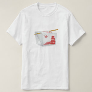 Sortez le T-shirt chinois de nourriture