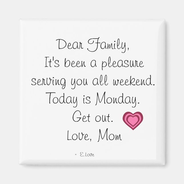 Sortez ! Magnet (Devant)