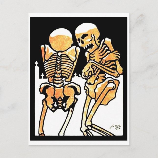 Sortie dans la carte postale des Skeletons froids (Devant)