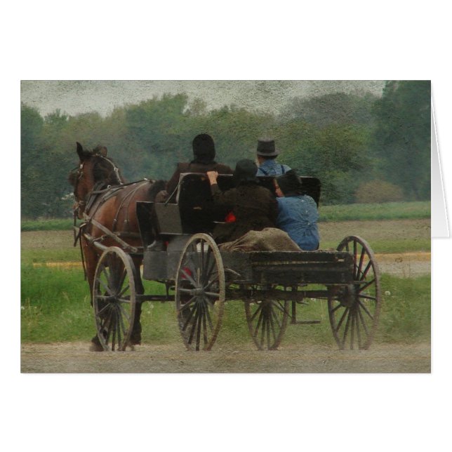 Sortie de famille Amish (Devant horizontal)