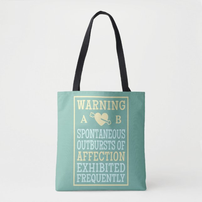 Sorties d'Affection sacs monogrammes personnalisés (Devant)