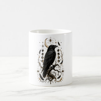 Sortilège de frontière corbeau Mug gothique célest