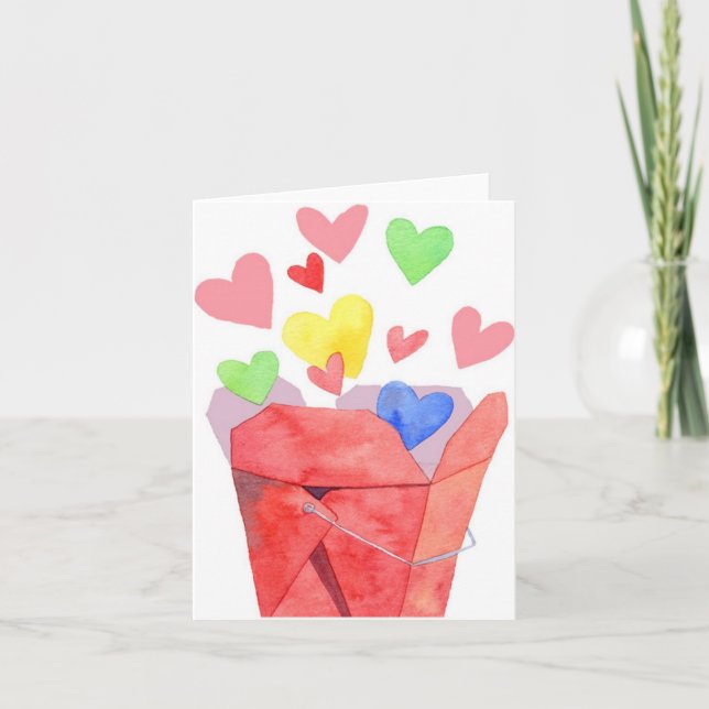 Sortir avec amour - Carte de vœux (Devant)