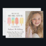 Sote Popsicle Summer Party for Kids Invitation<br><div class="desc">Invitation tout le monde à un délicieux bain d'été avec cette gâterie surgelée invitation anniversaire! Doté de jolies popsicles, de couleurs ludiques et d'un agencement gai, ce design est parfait pour la fête ensoleillée de votre enfant. Personnalisez facilement les détails et donnez le ton pour une fête d'anniversaire douce et...</div>