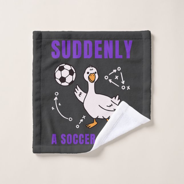 Soudain un expert de football (Gant de toilette)