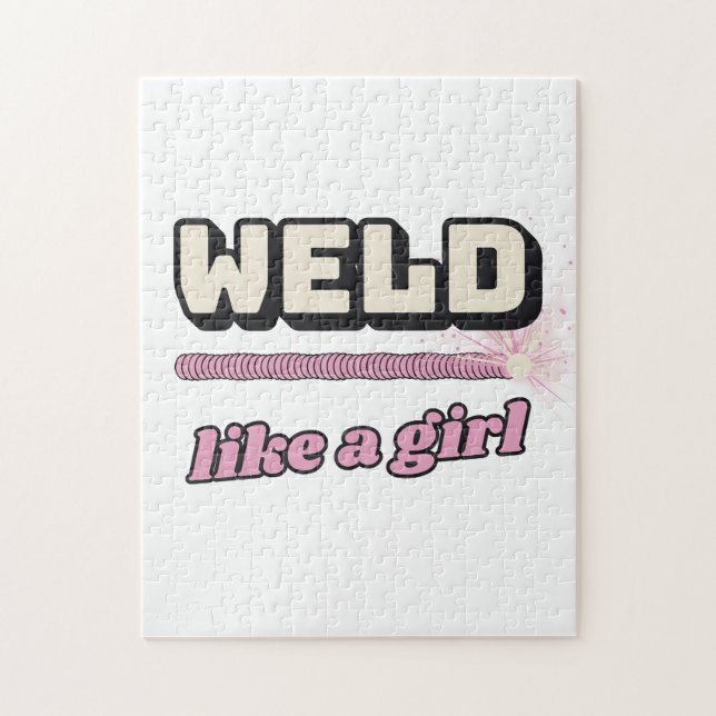 Souder comme une fille — Puzzle (Vertical)