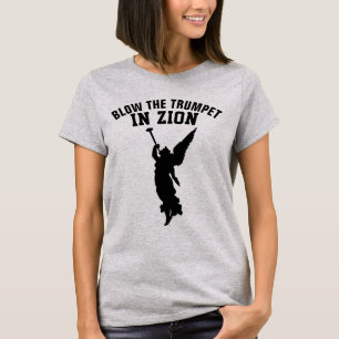 SOUFFLEZ LE TRUMPET À ZION, T-shirts chrétiens