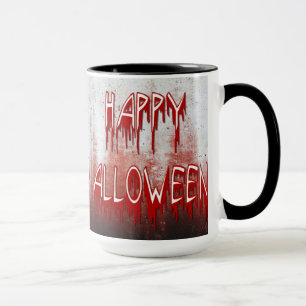 Souffrant De Joyeuse Mug Sanguine D'Halloween