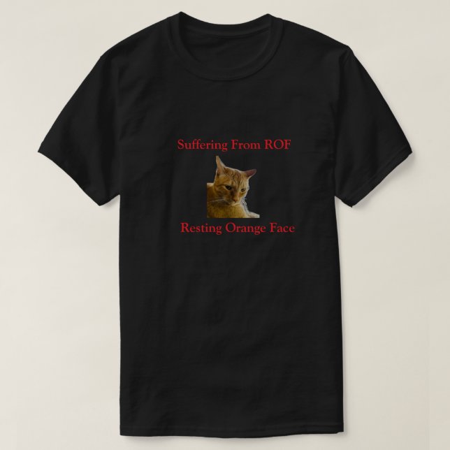 Souffrir Du T-shirt ROF (Design devant)