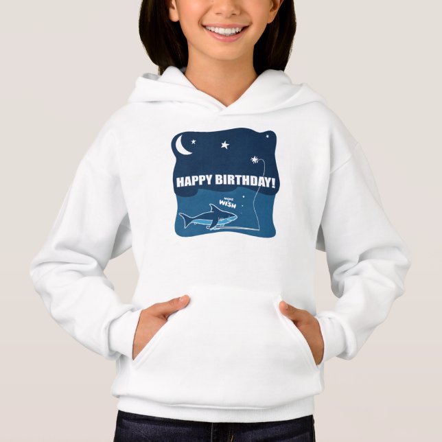 Souhait d'anniversaire de requin (Devant)