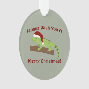 Souhait d'iguane vous un Joyeux Noël