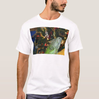 Souhait d'iguane vous un T-shirt de Joyeux Noël