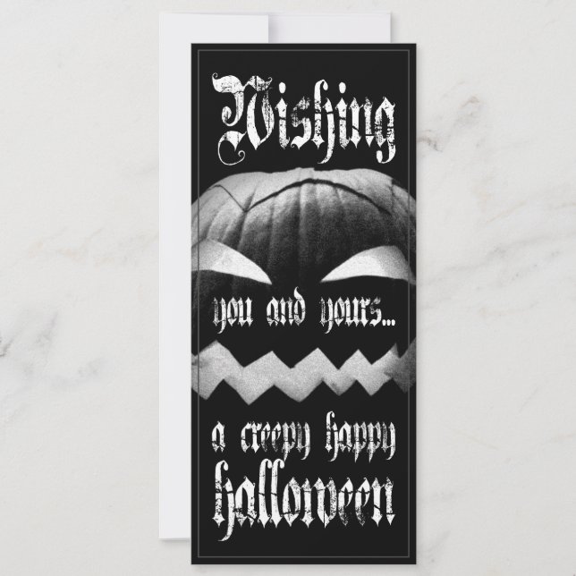 Souhaitez-vous et à vous un Halloween déplaisant e (Devant)