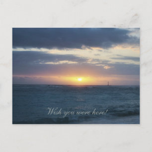 Souhaitez-Vous Être Ici : Carte Postale Beach Suns