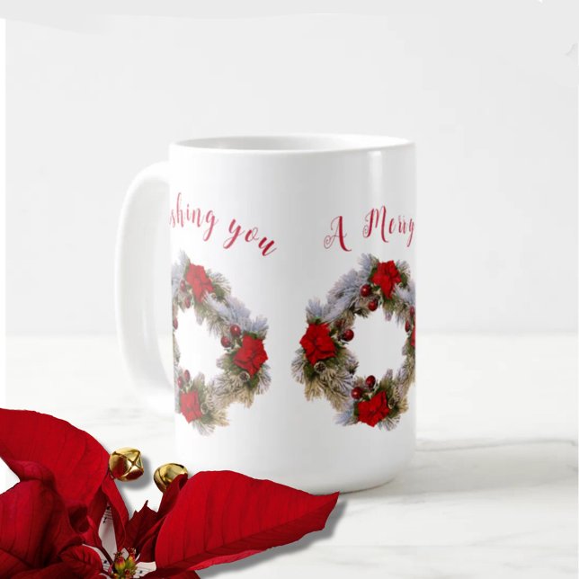 Souhaitez-vous une joyeuse Mug de Noël (Créateur téléchargé)