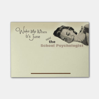 Souhaits des notes de post-it de psychologue
