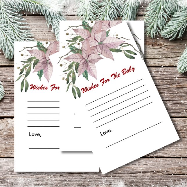 Souhaits pour le jeu de baby shower bébé d'hiver e (Créateur téléchargé)