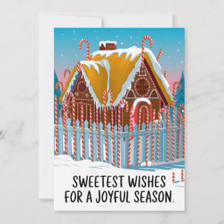 Souhaits sucrés - Carte de Noël