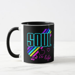 Soul Music tasse de texte personnalisée