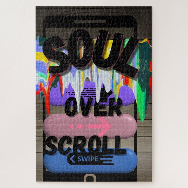 Soul over Scroll Inspiré Puzzle Puzzle (Vertical)