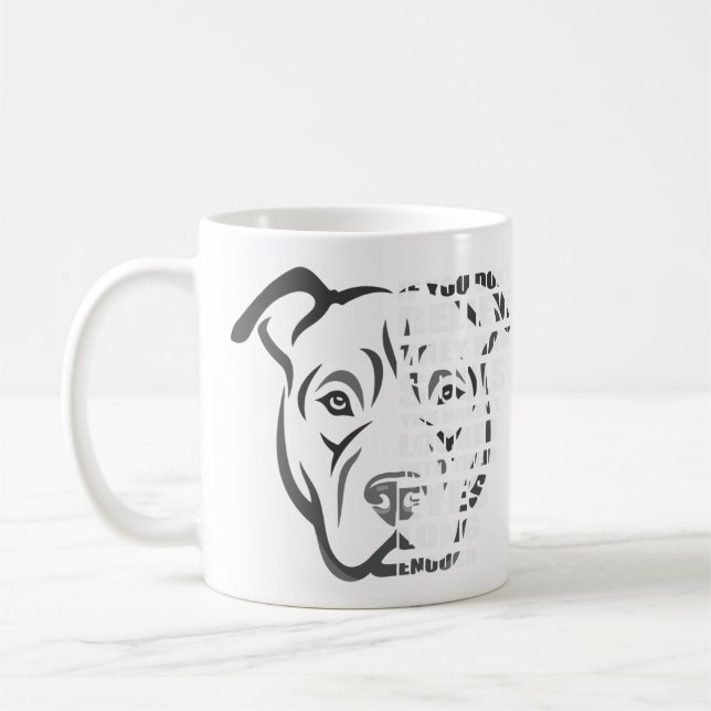 Soul Pitbull Amoureux des chiens Mug (Gauche)