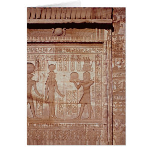 Soulagement dépeignant un pharaon