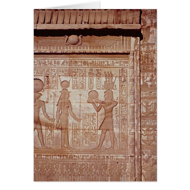 Soulagement dépeignant un pharaon (Devant)