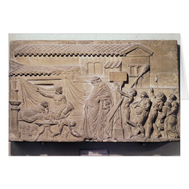 Soulagement représentant Dionysos à la maison de (Devant horizontal)