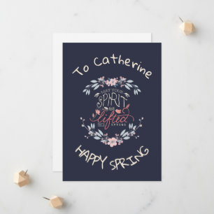 Soulevez vos esprits ce printemps carte personnali