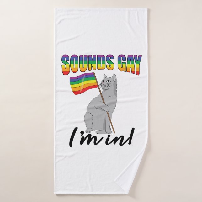 Sounds Gay I'm (Serviette de bain)