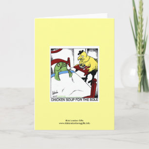 Soupe de poulet 4 La seule carte de voeux caricatu