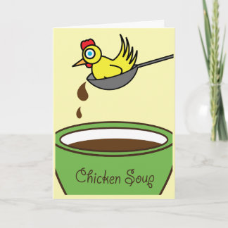 Soupe de poulet - Carte de bien-être