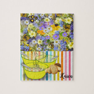 Soupe florale Jigsaw Puzzle Daisy