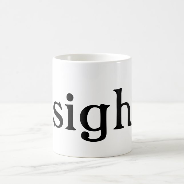 Soupir : mugs (texte noir) (Centre)