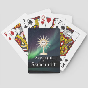 Source et sommet : Cartes de jeu de la Sainte Euch