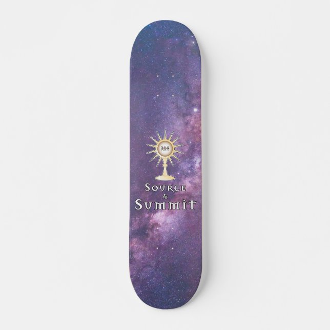 Source et Sommet : Saint-Eucharistie Skateboard (Devant)