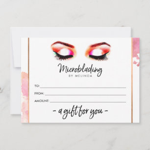 Sourcils au pinceau à l'aquarelle créative Cadeau 