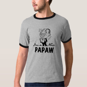 Souriant de nouveaux t-shirts et cadeaux Papaw