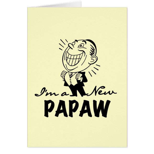 Souriant de nouveaux t-shirts et cadeaux Papaw (Devant)