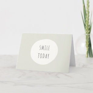 souriez aujourd'hui. Cartes de vœux pliées