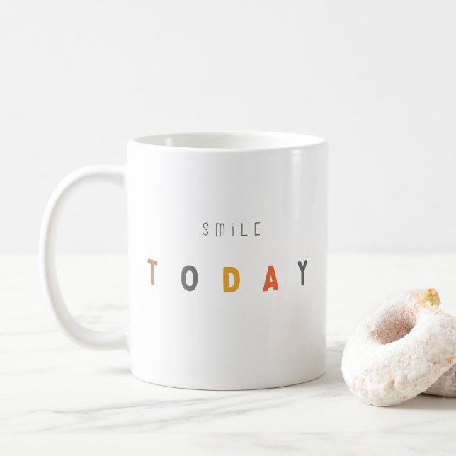 souriez aujourd'hui. Mugs & Tasses (Avec donut)