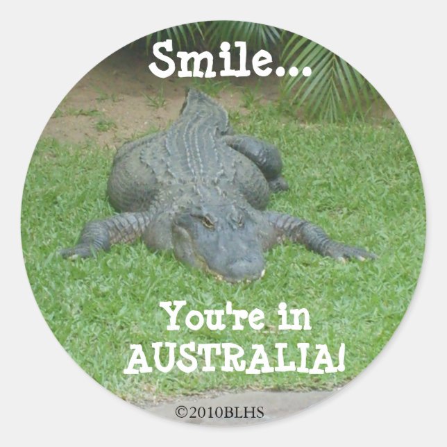 Souriez ! Autocollant (Devant)