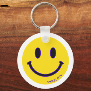 SOURIEZ PAR V Porte-clés encourageant