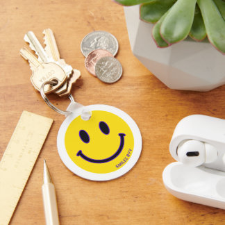 SOURIEZ PAR V Porte-clés encourageant